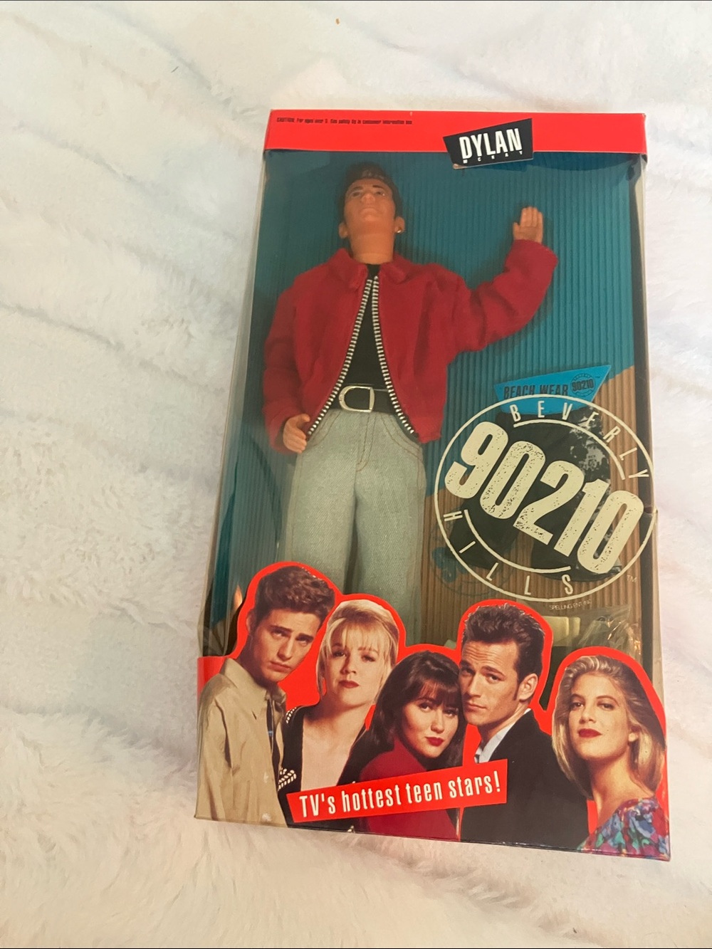 Dylan 90210 Doll with Red Jacket and Light Blue Jeans New in Box unopened